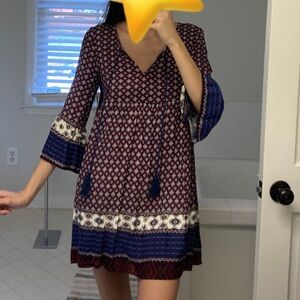 ILLA ILLA Floral Print Dress, Small